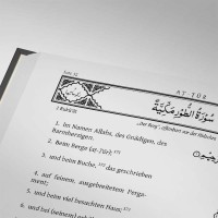 Der Heilige Quran Deutsch Gro&szlig; neue Auflage